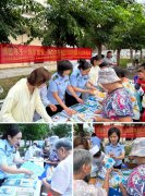 现场为老保健食物和血压监测